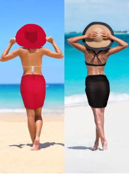 Bikini Cover-Up & Beach Sarongs, 2 Pieces Women's Cover-Ups