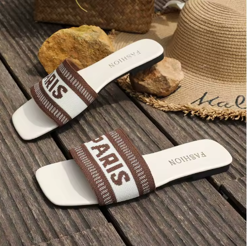 Paris Fashion Slip-On Sandals
