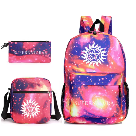 Supernatural 3-Piece Backpack Set