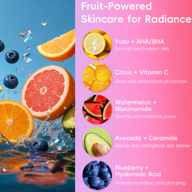 💎 
QUIYUM New Year Gift Fruit Skincare Set (13pcs) 💎