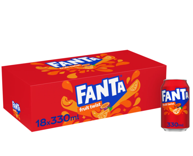 💎 
Fanta Fruit Twist 18 X 330ml 💎