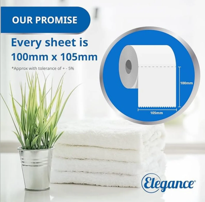 💎 
Elegance CloudSoft Toilet Tissue, 2-Ply, 32 Rolls 💎