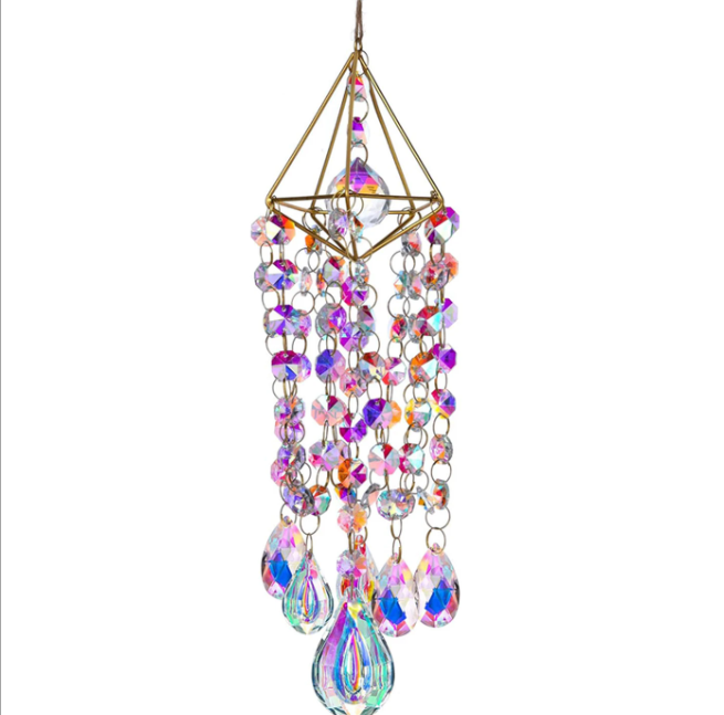 💎 
Light & Shadow Crystal Iridescent Wind Chime 💎