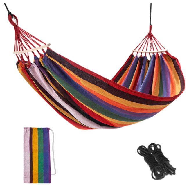 💎 
Double Rainbow Camping Hammock 💎