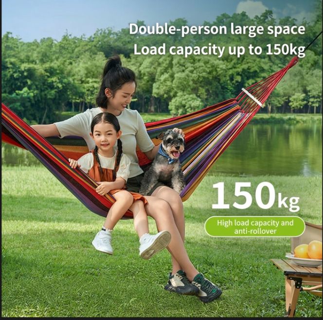 💎 
Double Rainbow Camping Hammock 💎