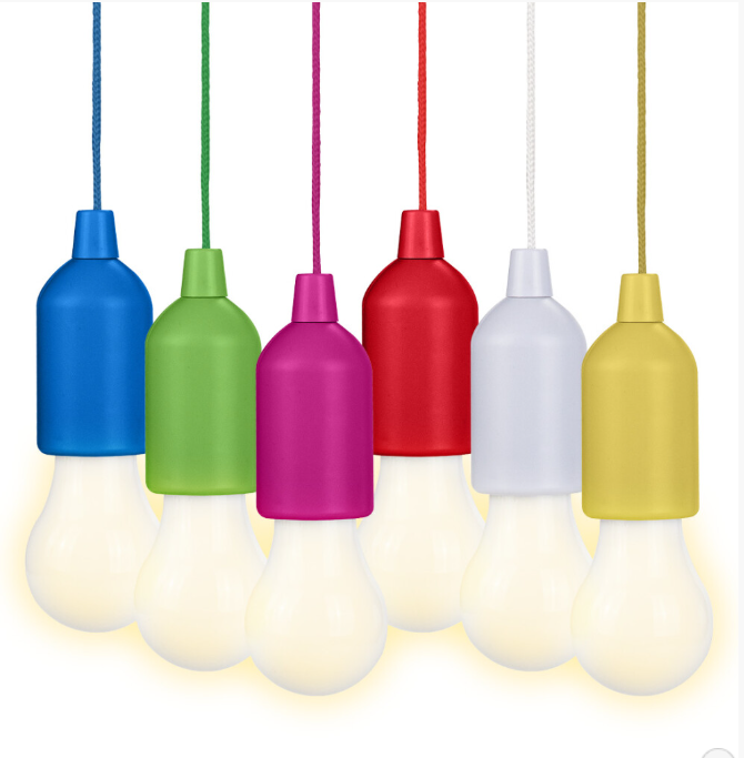 Valiant Hanging String Lights Portable LED Battery Powered (6-Pack)