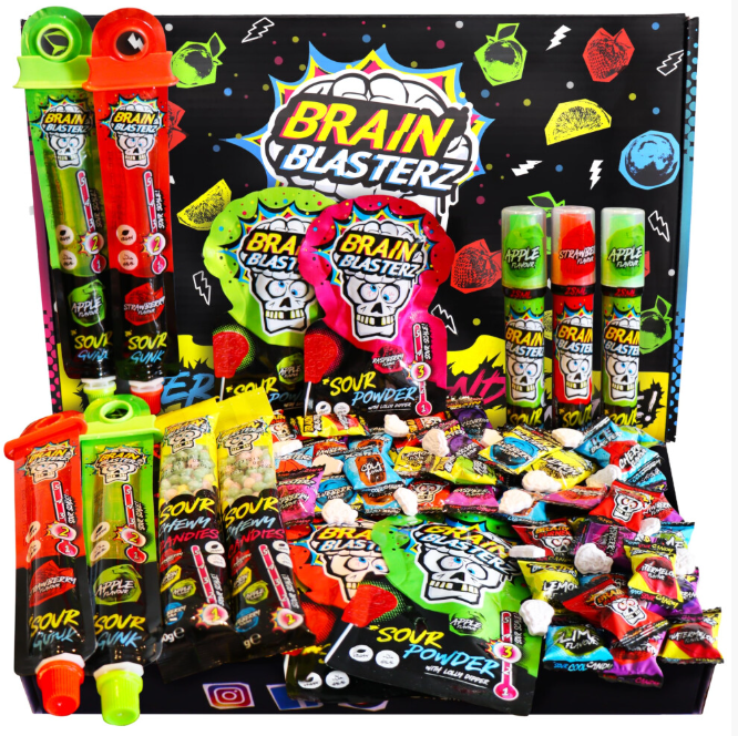 Brain Blasterz MEGA Sour Sweets Gift Box