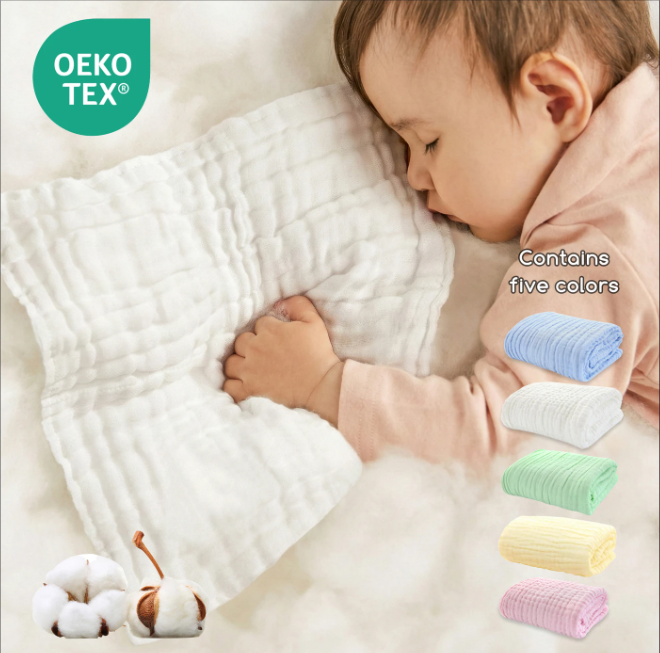 5 Pack Muslin Cloths for Baby