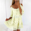 Fashionable Casual Solid Colour Loose-fit Dress