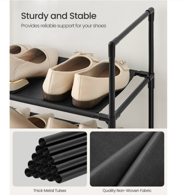 10-Tier Shoe Rack, Shoe Shelf