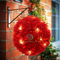 Solar Powered 20 Led Topiary Ball Light Decoration