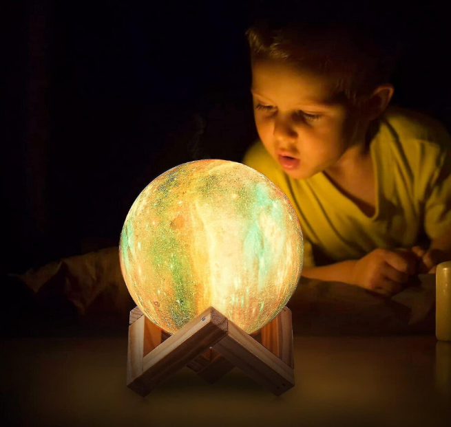 Moon Lamp Lava Lamp 16 Led Colours