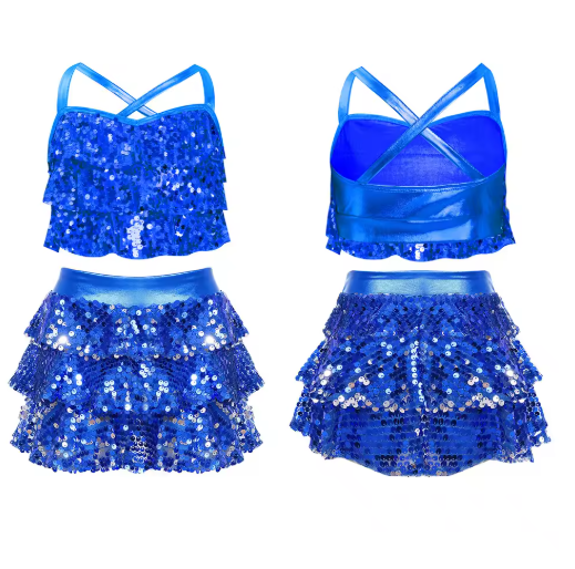 Girls' Sequin Dance & Party Co-Ord Set