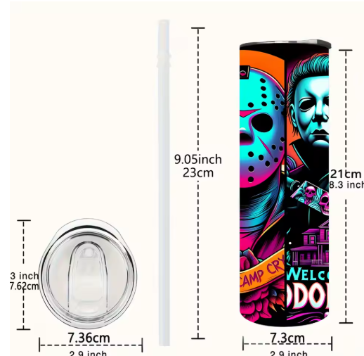 Horror Movie Inspired 20oz Tumbler