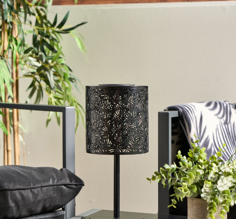 Solar Metal Table Lamp