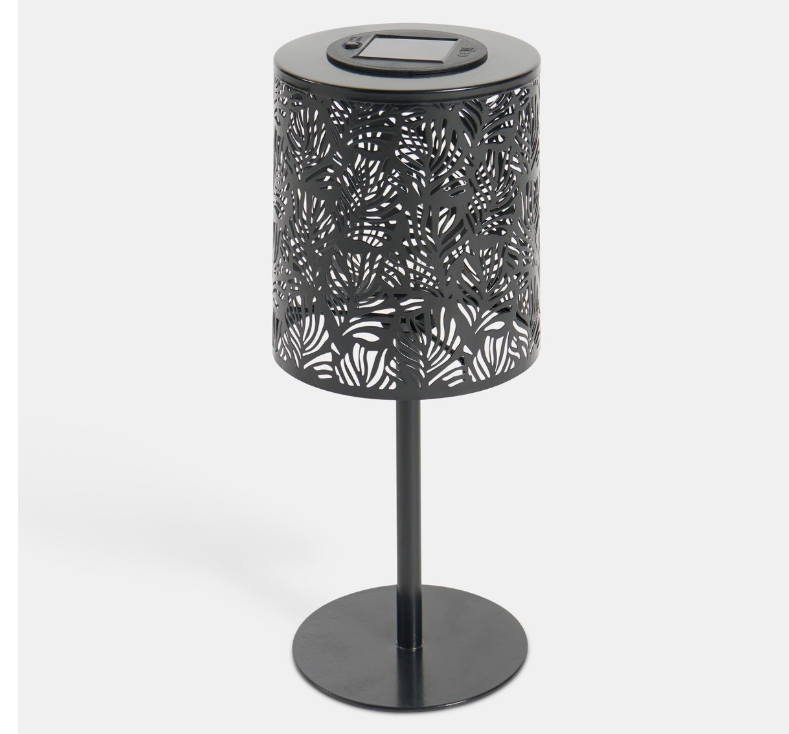 Solar Metal Table Lamp