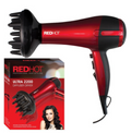 Red Hot Ultra 2200W Professional Hair Dryer With Diffuser