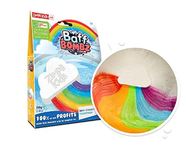 Large Cloud Rainbow Bath Bomb