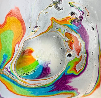 Large Cloud Rainbow Bath Bomb