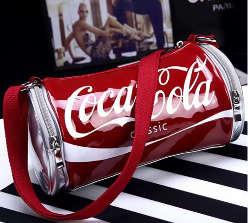 Coca-Cola Barrel Crossbody Bag