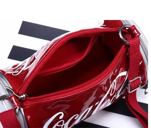 Coca-Cola Barrel Crossbody Bag