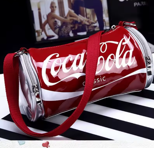 Coca-Cola Barrel Crossbody Bag