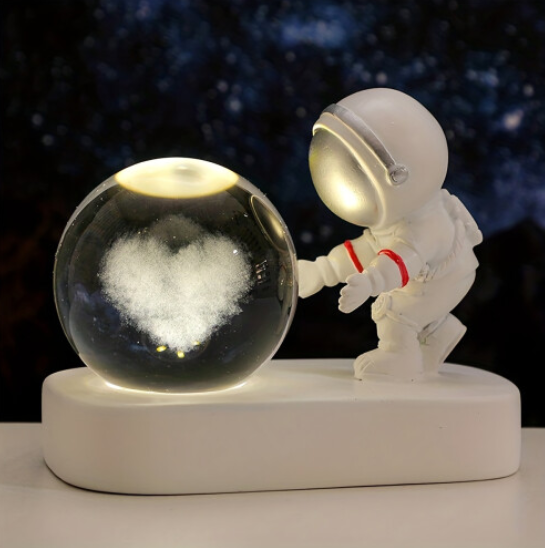 Astronaut Crystal Ball Night Light - USB Powered,