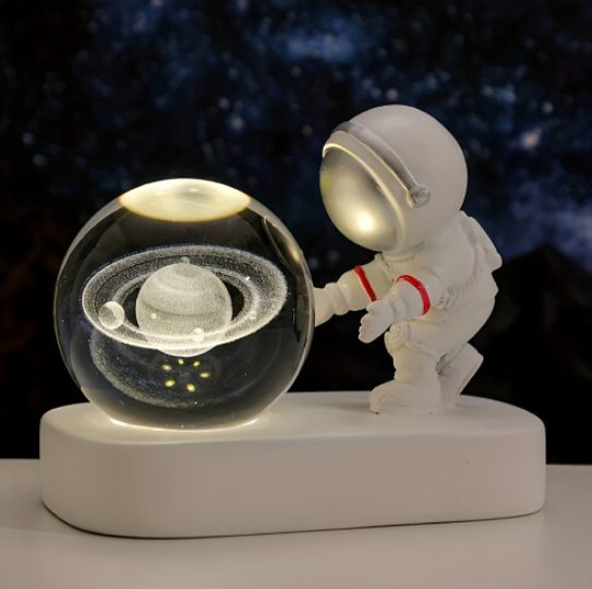 Astronaut Crystal Ball Night Light - USB Powered,