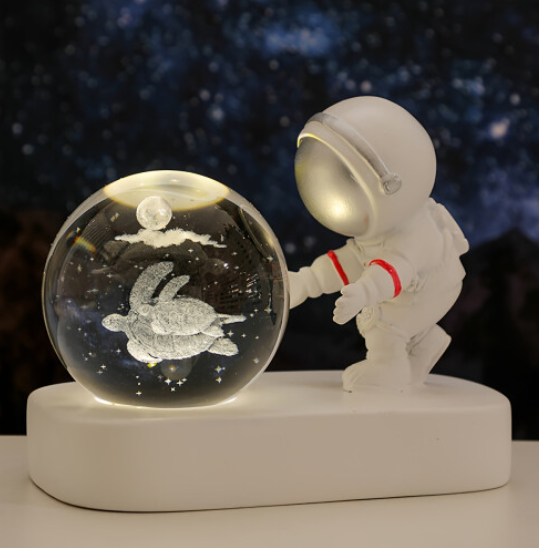 Astronaut Crystal Ball Night Light - USB Powered,