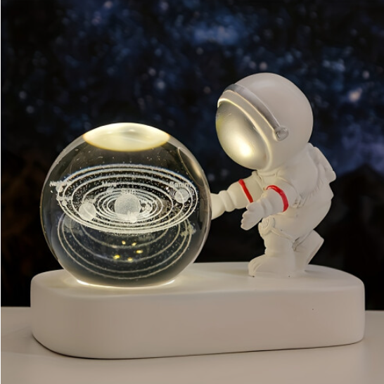 Astronaut Crystal Ball Night Light - USB Powered,