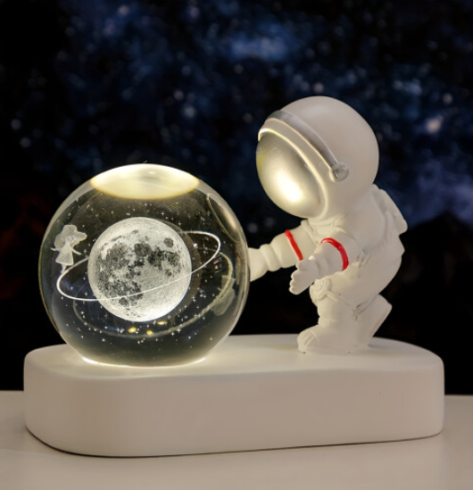 Astronaut Crystal Ball Night Light - USB Powered,