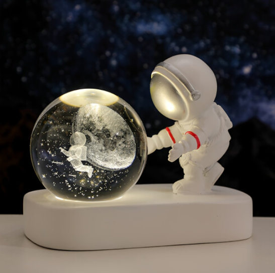 Astronaut Crystal Ball Night Light - USB Powered,