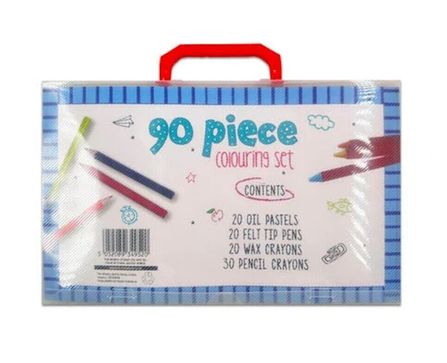 90 Piece Colouring Artist Set