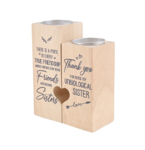 Double-Sided Printed Candle Holder-Best Friend Candle