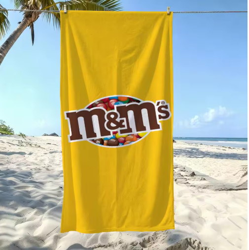 M & M's Summer Pool Beach Towel