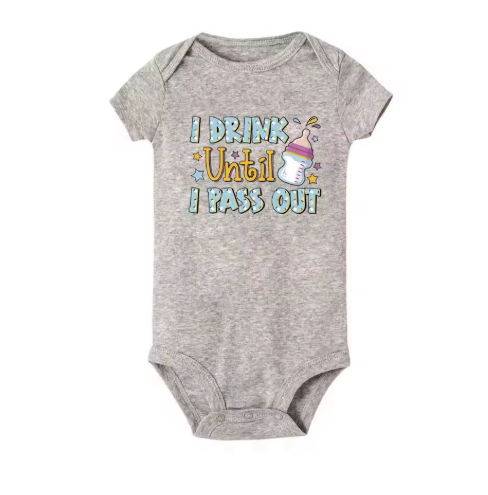 "I Drink Until I Pass Out" Baby Bodysuit