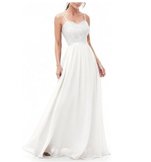 Lace Chiffon Wedding Dress