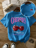 "My Friends Are My Cherries" Graphic T-Shirt