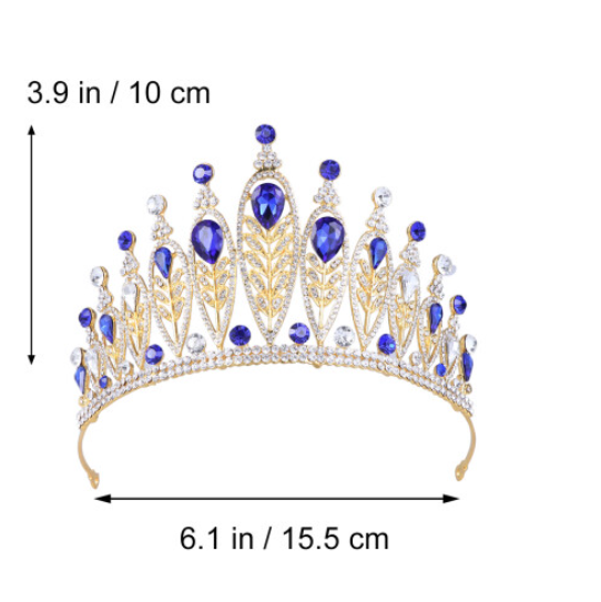 Bridal Headwear Baroque Elegant Wedding Tiara