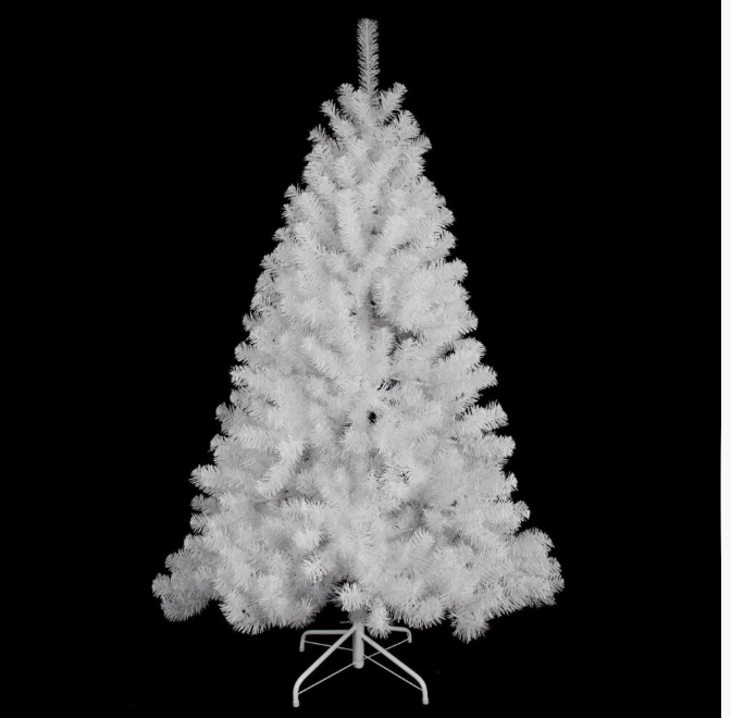4Ft/1.2m Alaskan Pine Snow White Artificial Christmas Tree 230 Tips