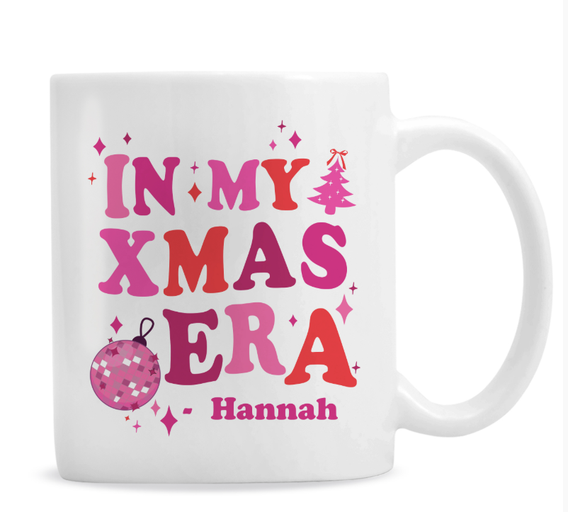 Personalised In My Christmas Era Mug