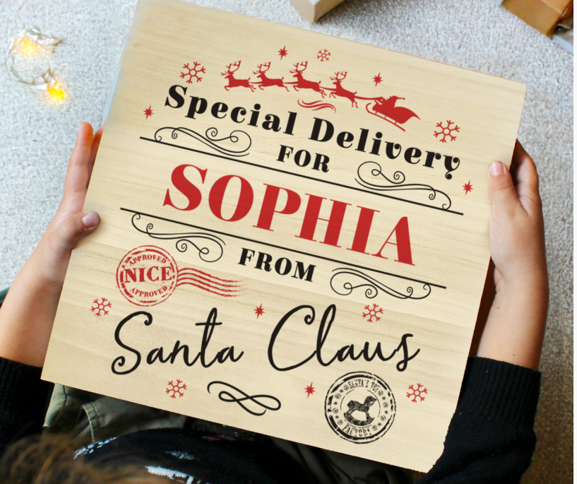 Personalised Special Delivery Christmas Eve Box
