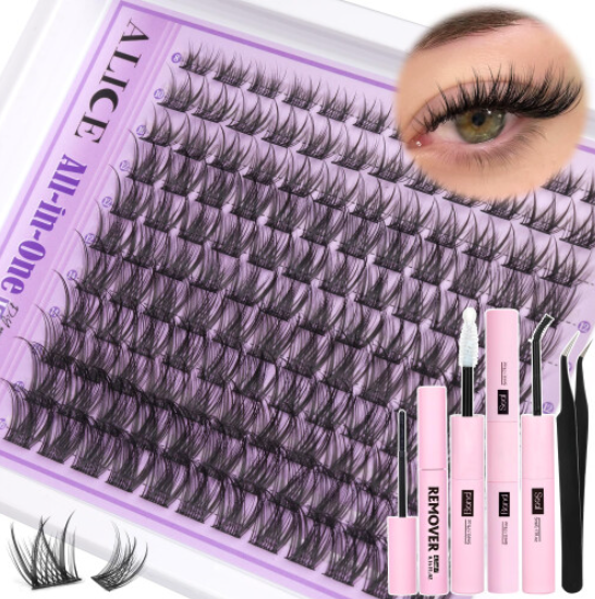 Wispy Lash Clusters Kit Natural Lash Extensions Kit DIY