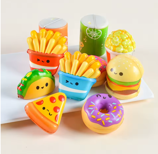 Squishy Food Toy Collection – Fun, Cute & Satisfyingly Squishy!