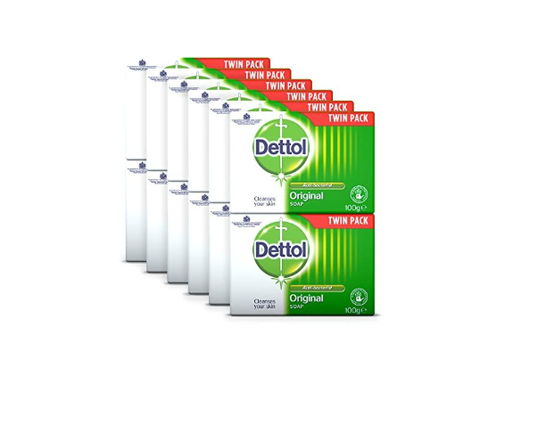 Antibacterial and Moisturise Bar Soap Original,  Pack of 12