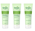 3 x 75ml Simple Kind To Skin Smoothing Facial Scrub
