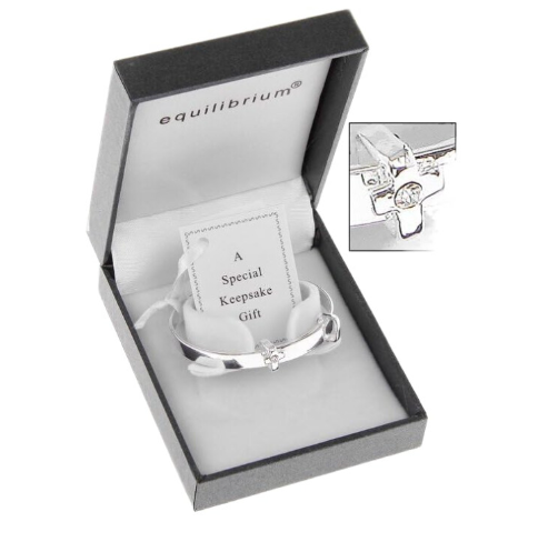 Equilibrium Silver Plated Christening or New Baby