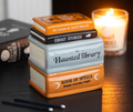 Haunted Library Book Stack Oil Burner and Wax Warmer