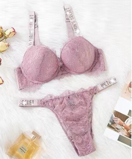 Sexy Lingerie Comfort Women Set Push Up Bra Victoria's Secret Lingerie Set