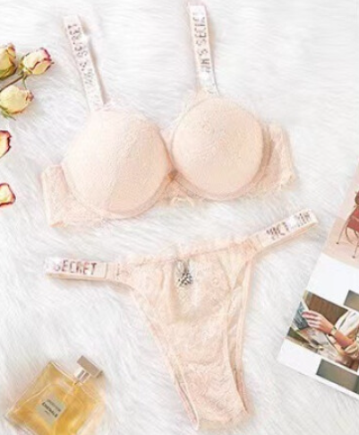 Sexy Lingerie Comfort Women Set Push Up Bra Victoria's Secret Lingerie Set